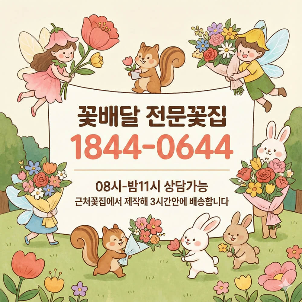 [바로근조] 꽃이랑 근조화환 주문하기. 
전국어디서나 주문하셔도 3시간 배송.
1. 전화주문
2. 가장 가까운 꽃집에서 주문즉시제작
3. 배송기사 인계후 3시간 배송
4. 목적지 도착 및 인증사진 전송

고객의 마음을 가장 빨리 전달하는 꽃집